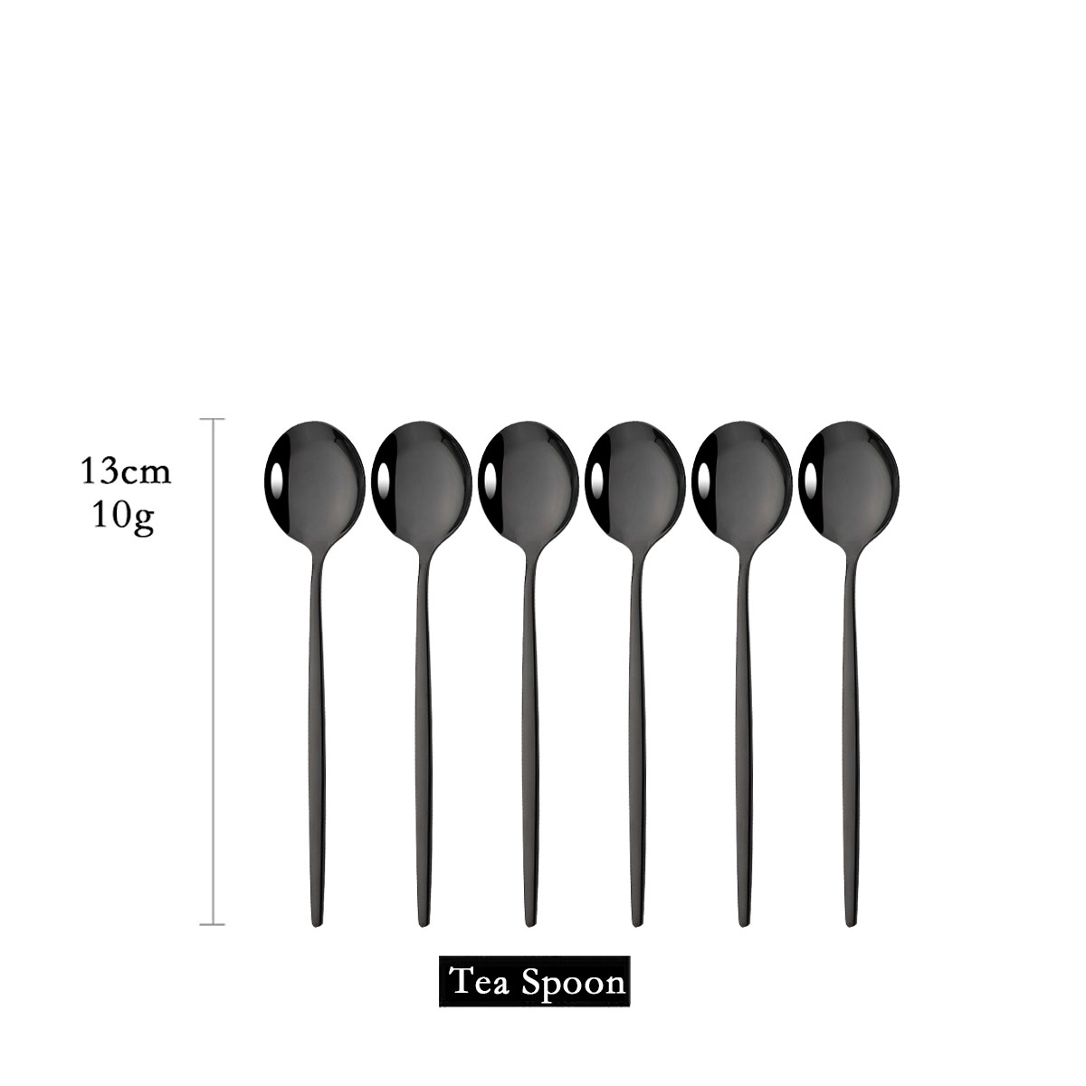 Kitchen Gadgets Gold - 6 szt. Mini łyżki do mieszania