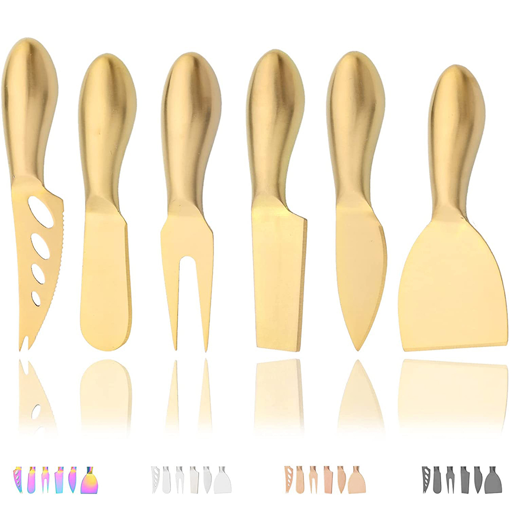 Kitchen Gadgets Gold - 6 sztuk matowe złoto Mini nóż