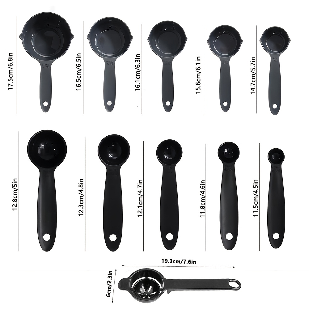 11 szt. Plastikowych miarek i  – Egg Separator Tool recenzja i cena