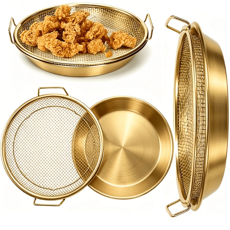 Złoty wytrzymały stojak do fry – Kitchen Gadgets Gold recenzja i cena