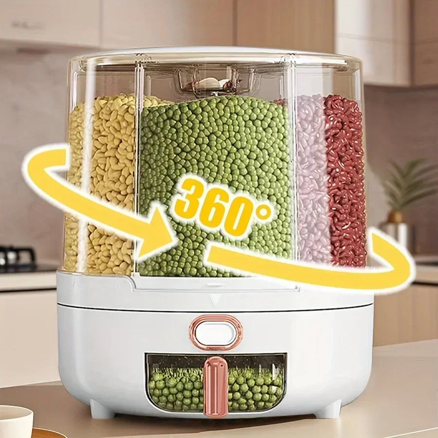 6-komorowy 360 °   Obrotowy, s – Kitchen Gadgets Organizer recenzja i cena