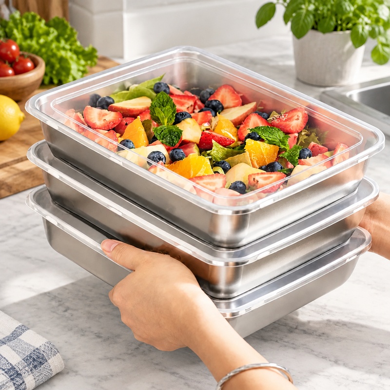 Zestaw 3 pojemników do przecho – Kitchen Gadgets Organizer recenzja i cena