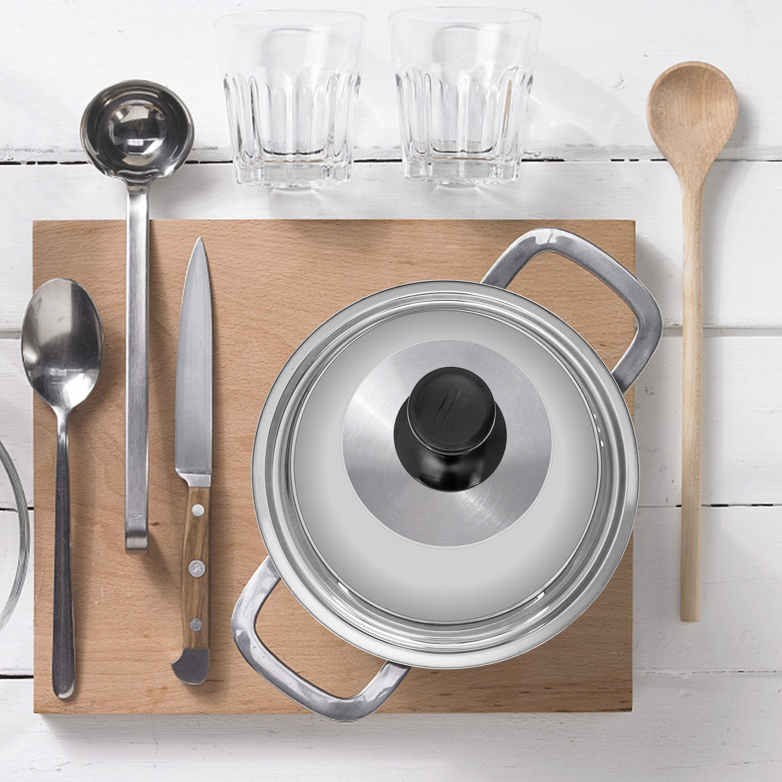 Gruba, przezroczysta pokrywka  – Kitchen Helper Gadgets recenzja i cena