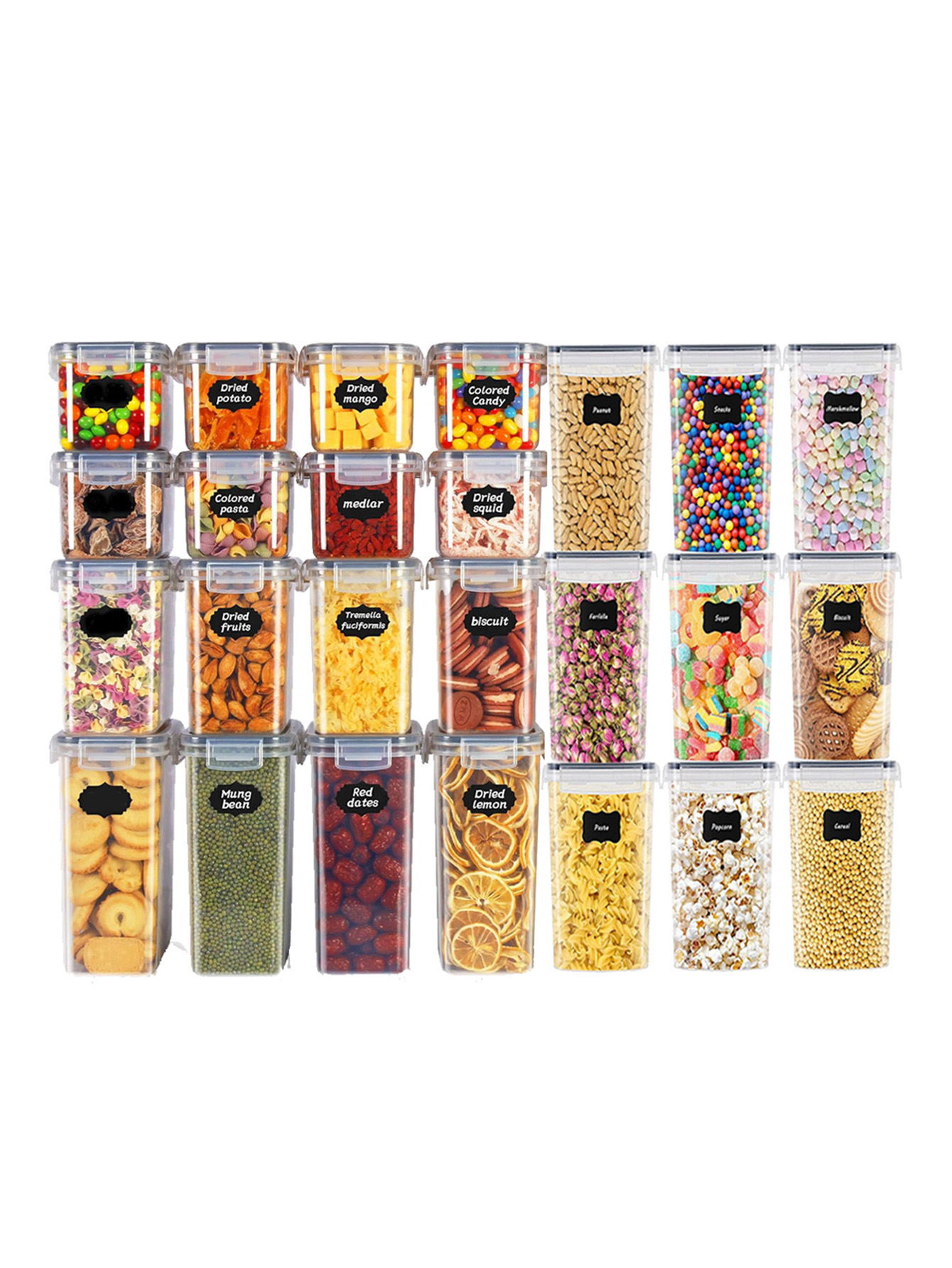 48 sztuk, szczelne pojemniki d – Kitchen Gadgets Organizer recenzja i cena